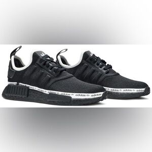 Adidas Women’s NMD_R1 'Black Tape Logo' Sneakers Size 7 US